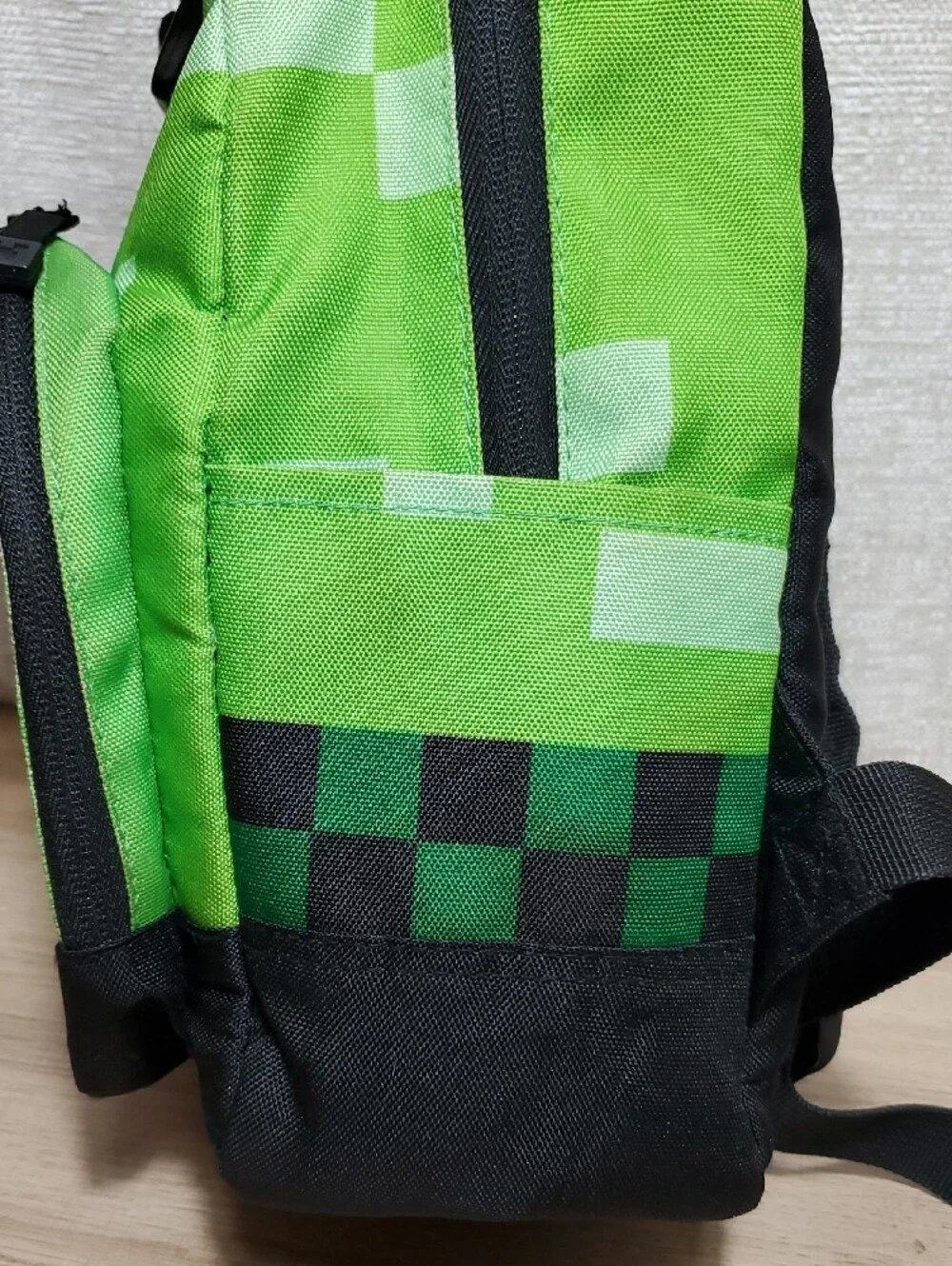 Minecraft Backpack Creeper Green Pixel School Bag